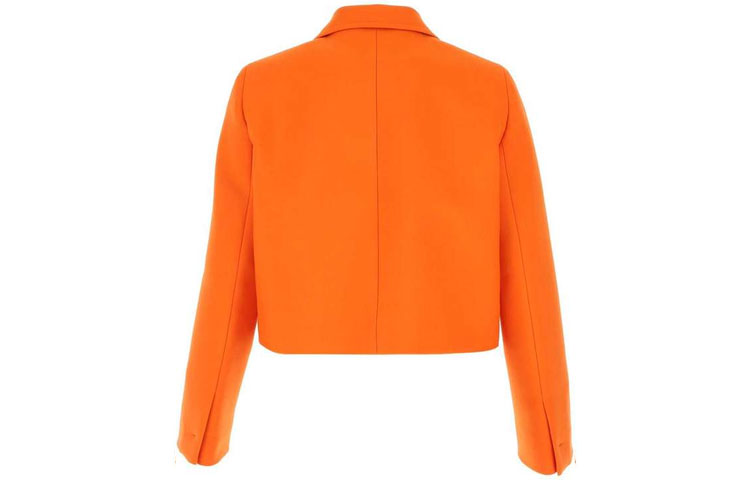 PRADA Cropped Coat Women's Orange