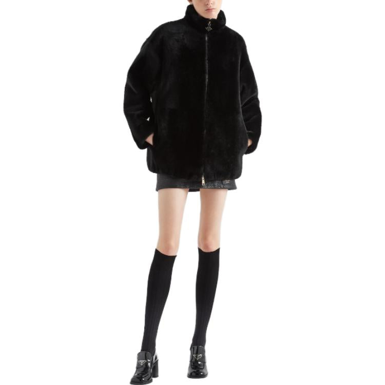 PRADA Coats Women's Black