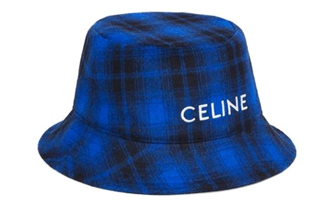CELINE Bucket Hats Men Blue