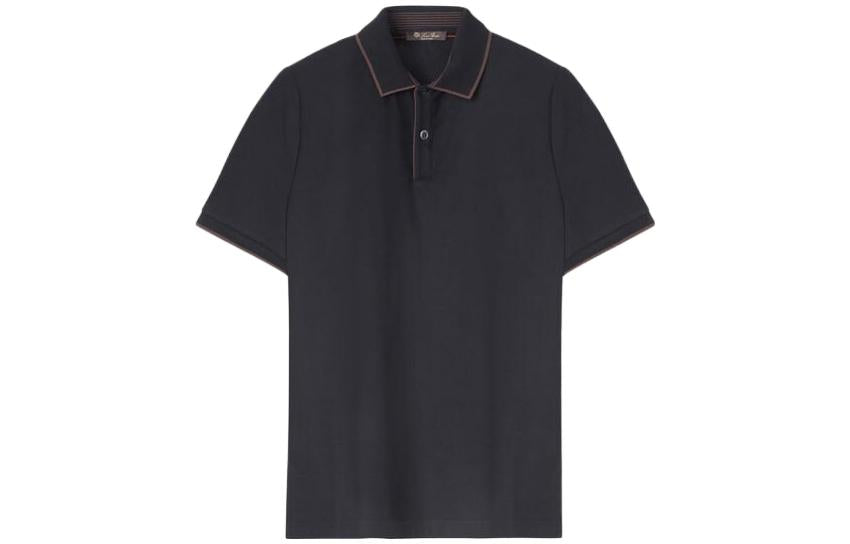 Loro Piana Polo Shirts Men Black