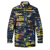 LOUIS VUITTON Printed Monogram Tie Dye Denim Shirt
