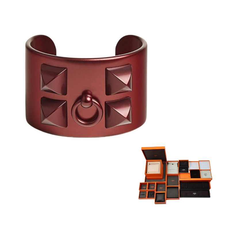 HERMES 2010s Collier De Chien Bracelet