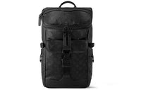 LOUIS VUITTON Canvas With Leather Trim Backpack Men's Black