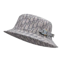 DIOR Cotton Bucket Hats Men's Gray
