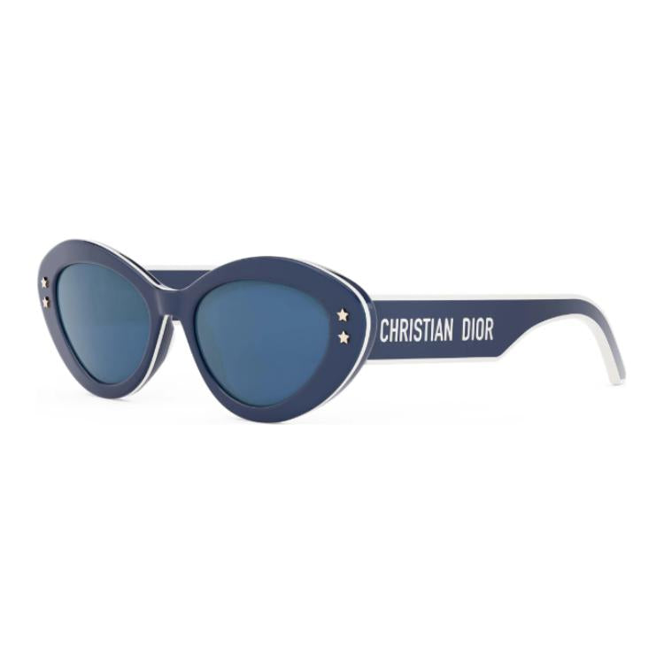 DIOR Acetate Cat Eye Sunglasses Women's Blue