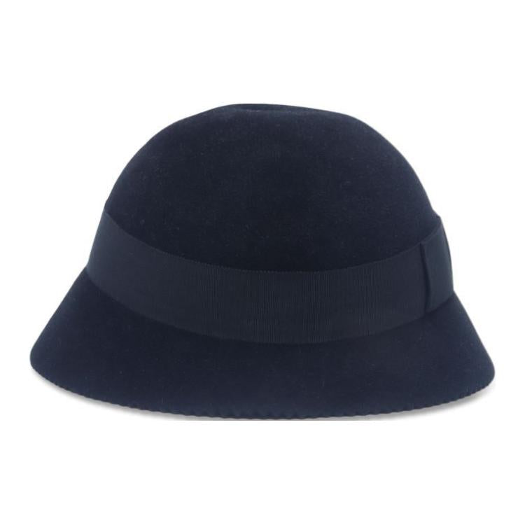 CHANEL 1990 2000 Felt Bucket Hat