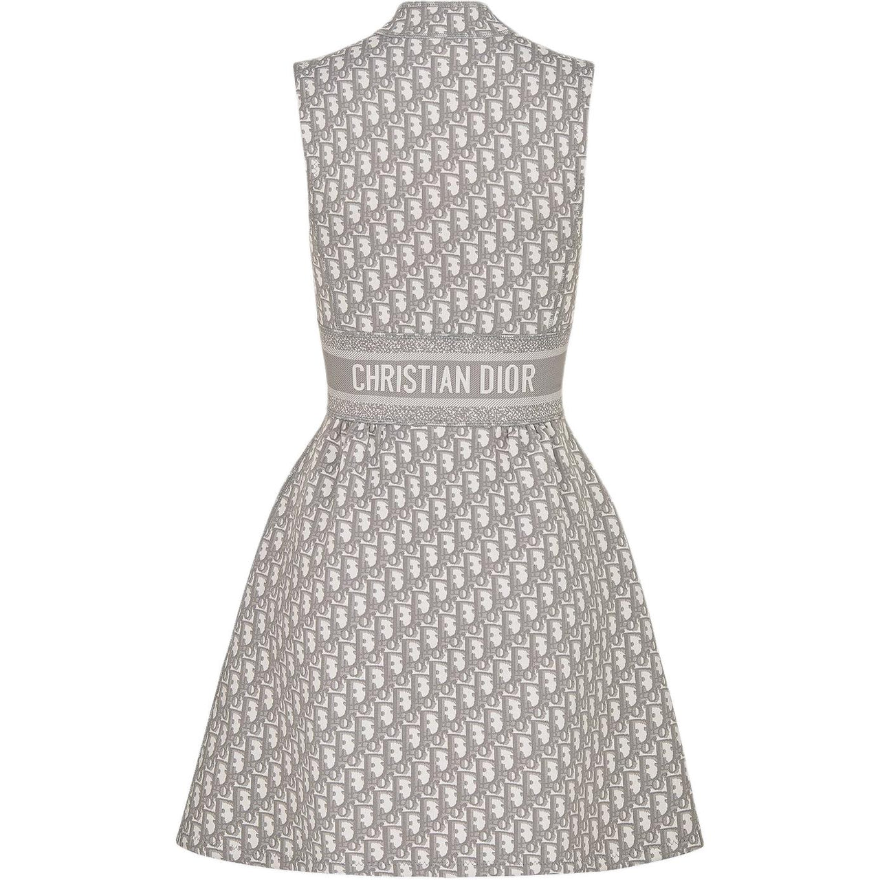 DIOR Sleeveless Dress Women's Light Gray