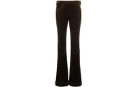 SAINT LAURENT Flared Velvet Trousers