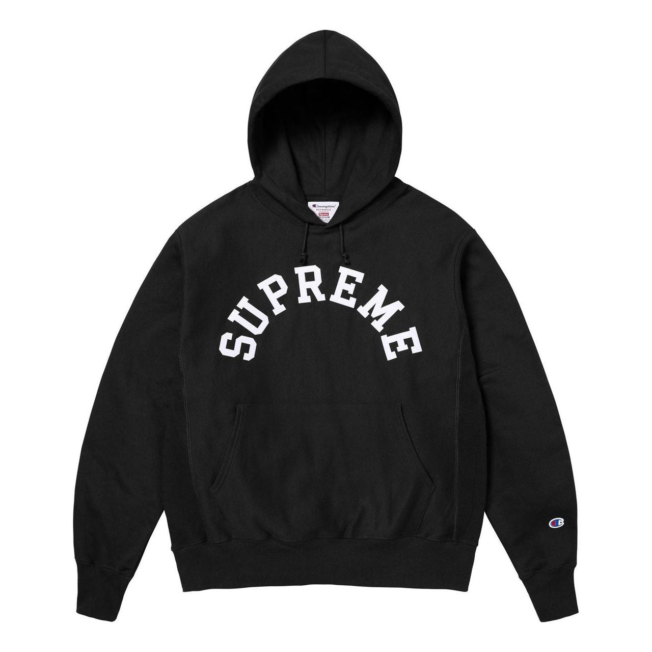 Supreme Champion Hooded Sweatshirt 'Black' SS25SW57-BLACK