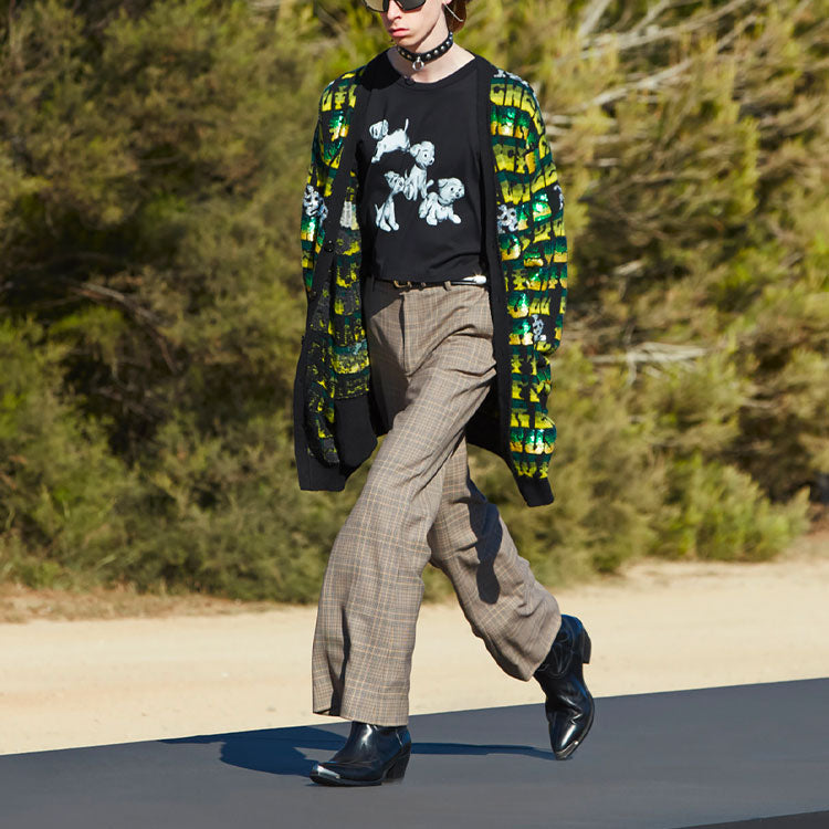 CELINE Artist Jacquard Cardigan