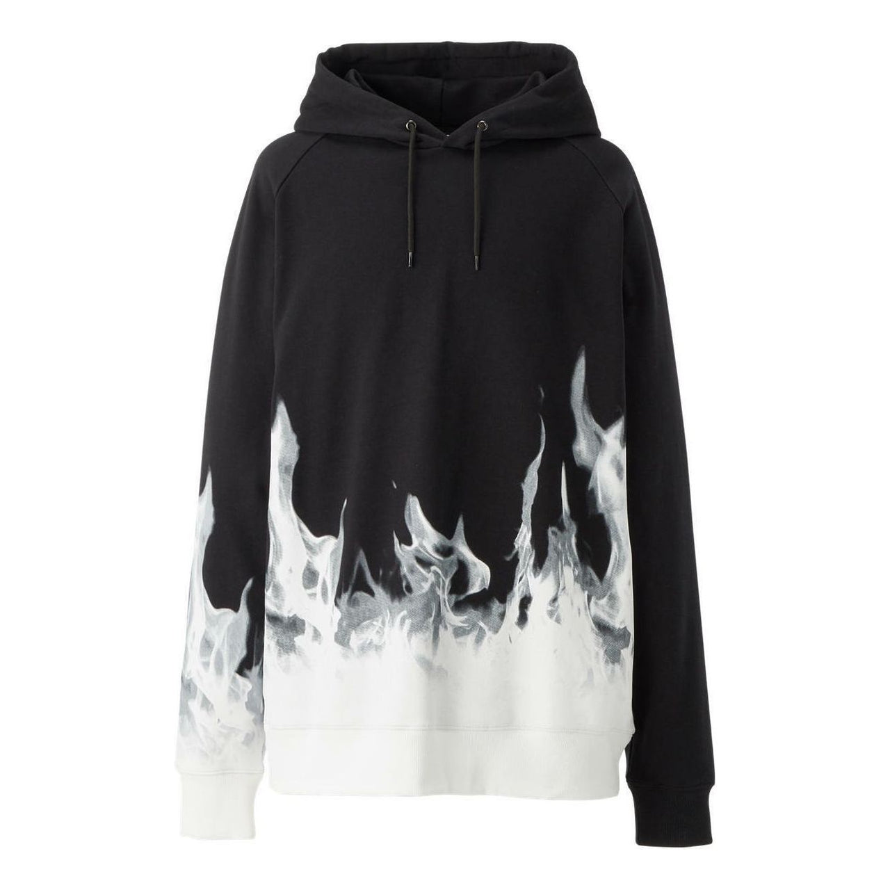 Onitsuka Tiger Flame Graphic Hoodie 'Black Off White' 2183B023-002