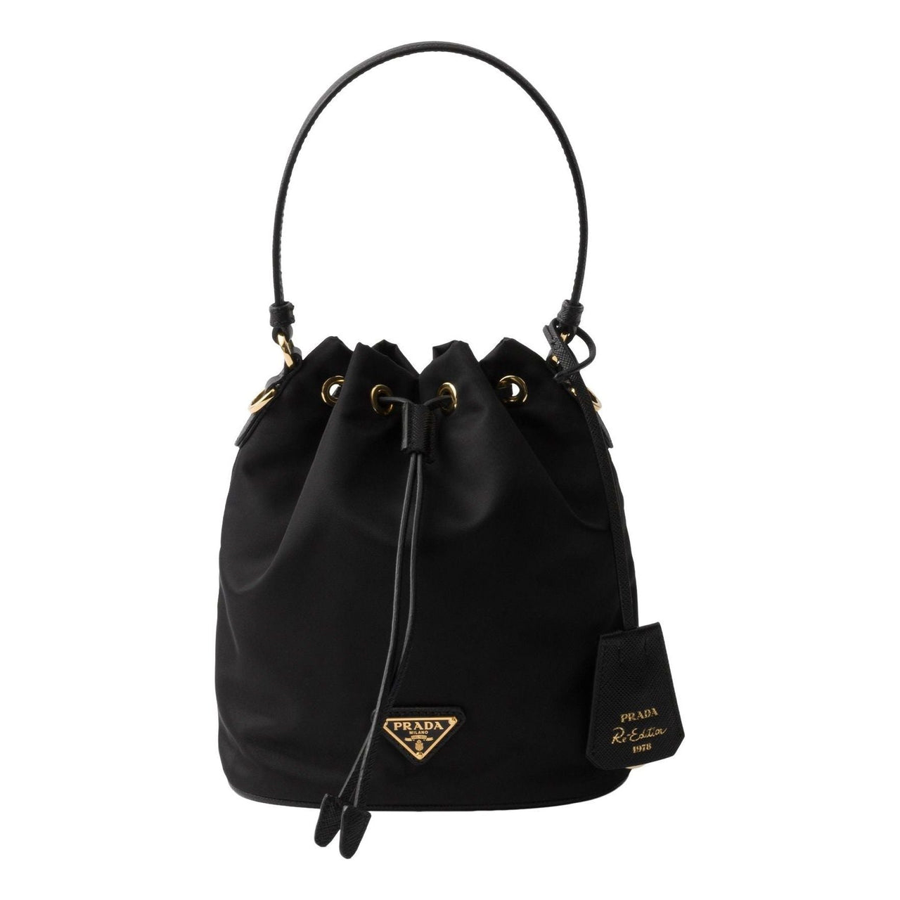 (WMNS) PRADA FW25 Prada Re-Edition 1978 Re-Nylon Mini Bag 'Black' 1BE067-RV44-F0002