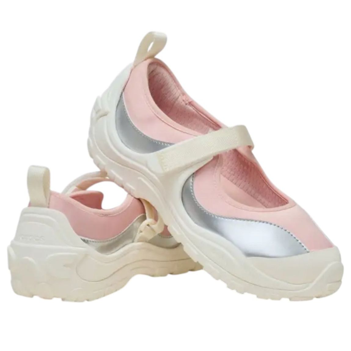 (WMNS) Crocs EXP Terre Ballet 'Silver Chalk' 210639-0WV