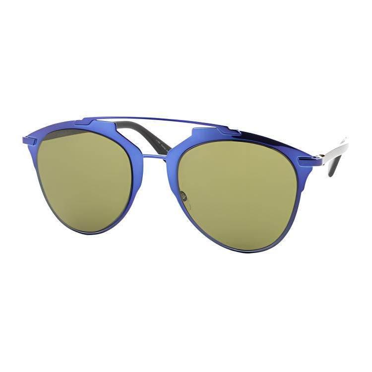 DIOR Oval Sunglasses Women's Blue