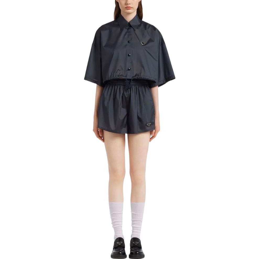 PRADA Crop Tops Women's Black