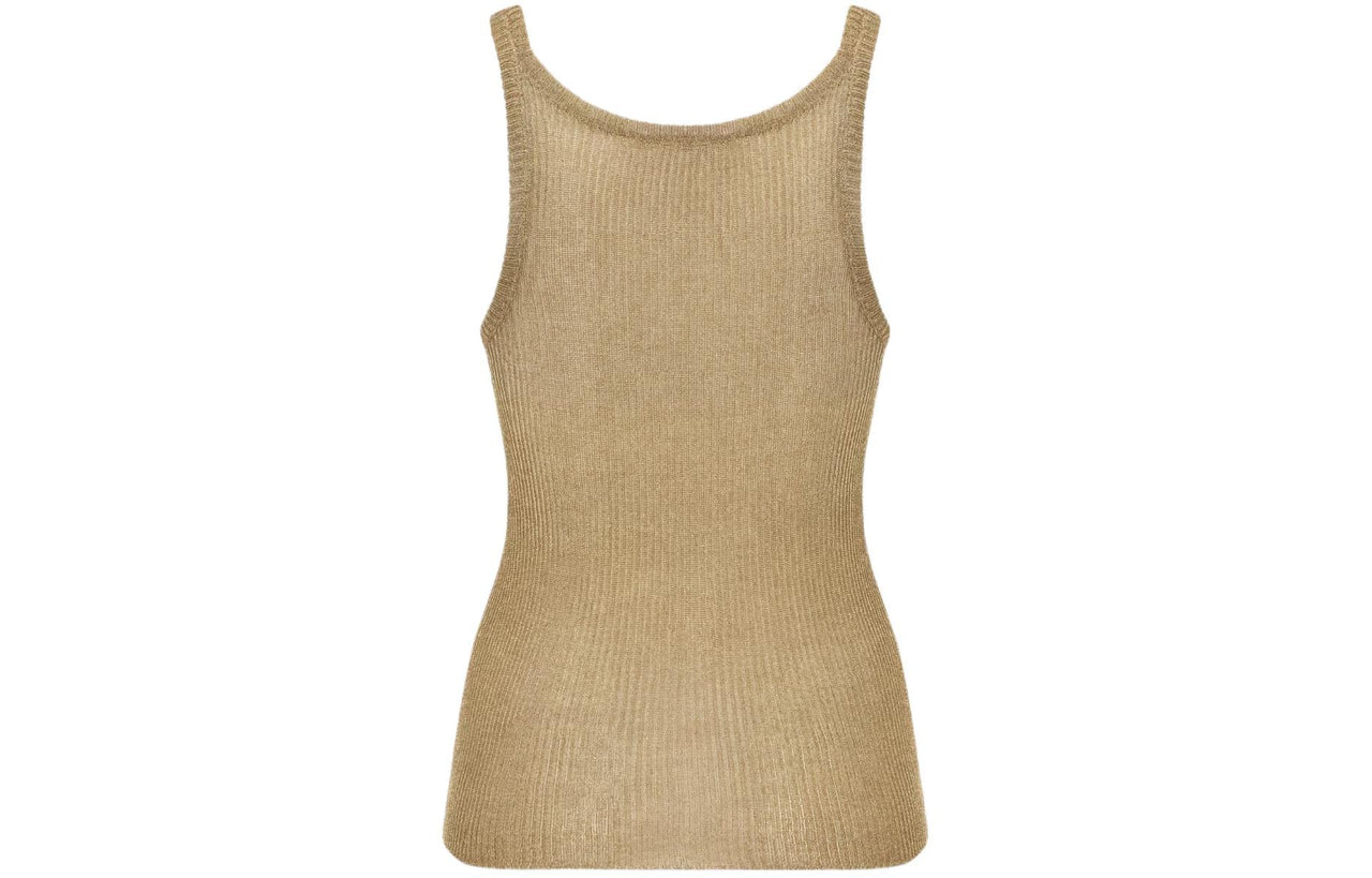 DIOR Tank Tops Women's Yellow