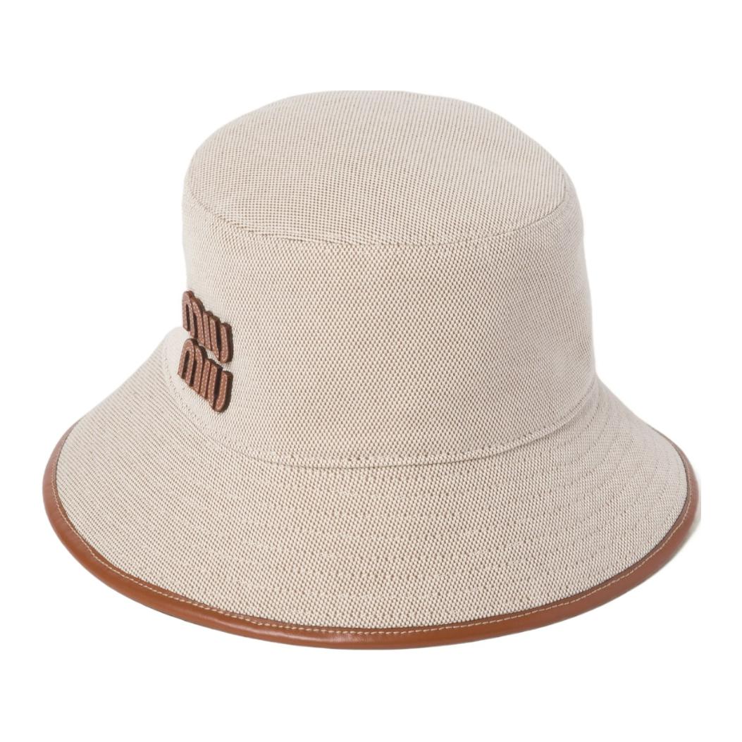 MIU MIU Logo-Patch Bucket Hat