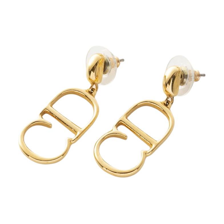 DIOR Gold-Plated Earrings Women's Gold