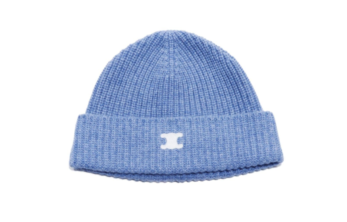CELINE Cashmere Beanies Women's Blue