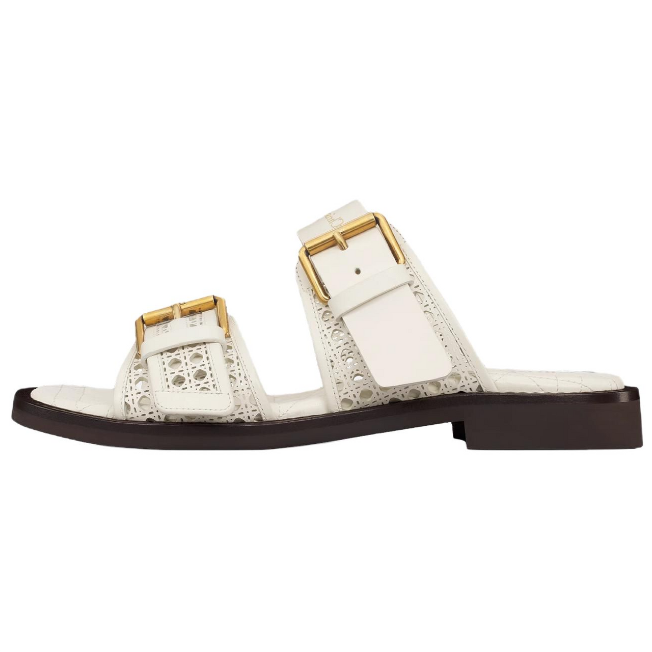 DIOR Slide Slippers Women's Ivory White