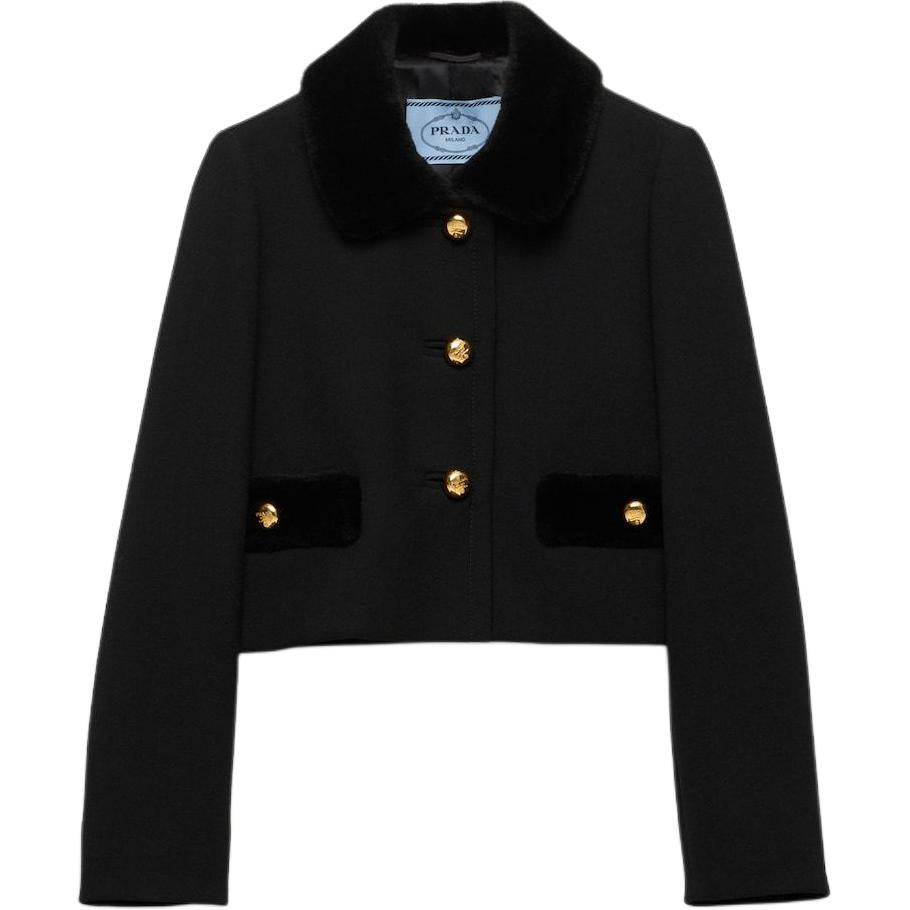 PRADA Button Up Cropped Jacket