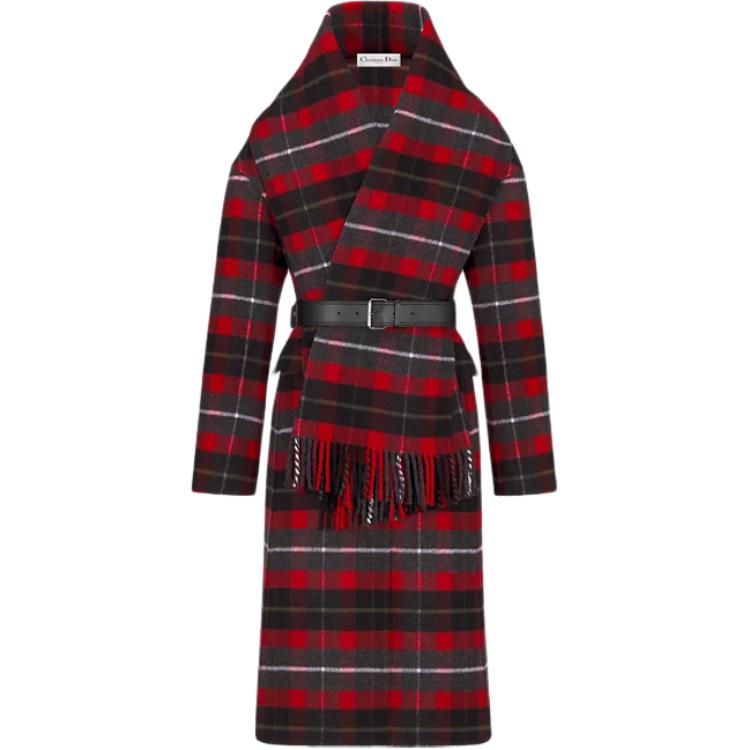 DIOR Coats Women's Red