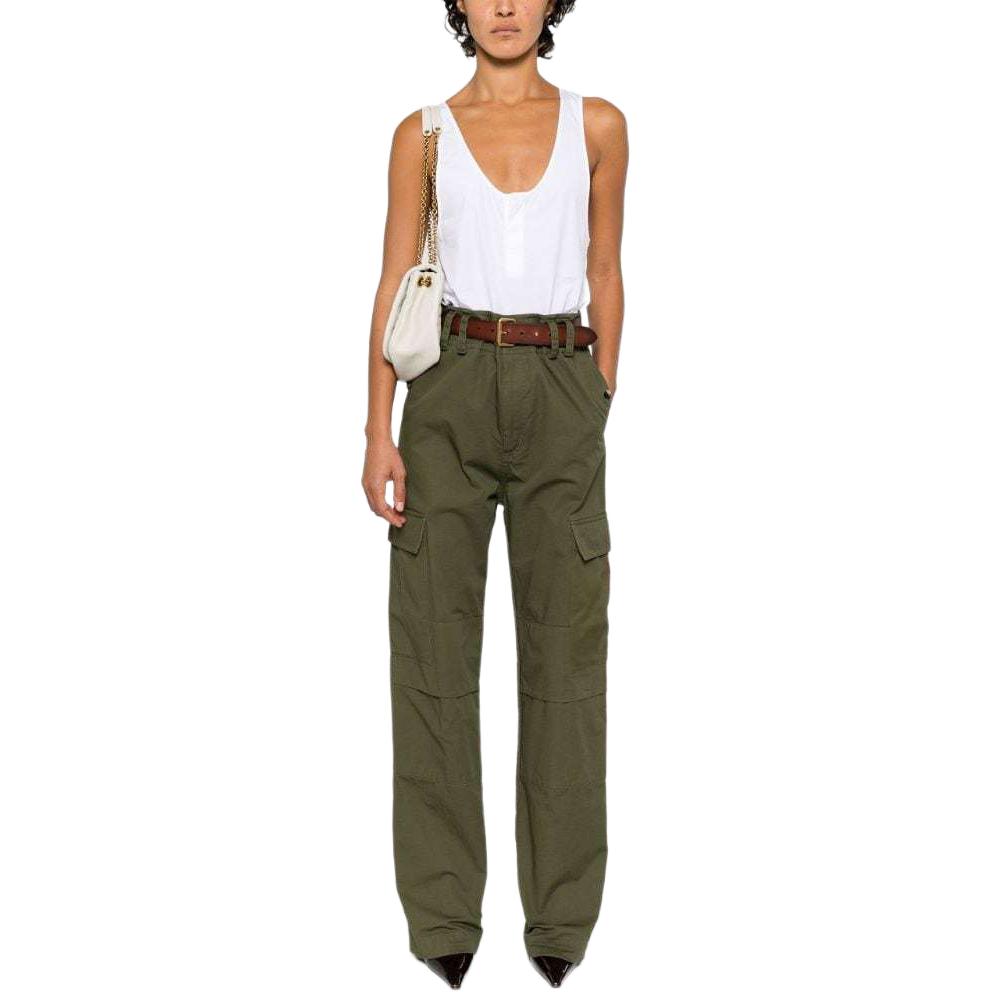 SAINT LAURENT Cargo Pants Women's Khaki