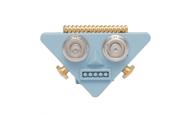 PRADA Clip-On Earrings Women's Sky Blue