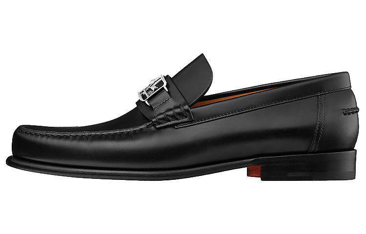 HERMES Balthazar Casual Shoes Men's Black