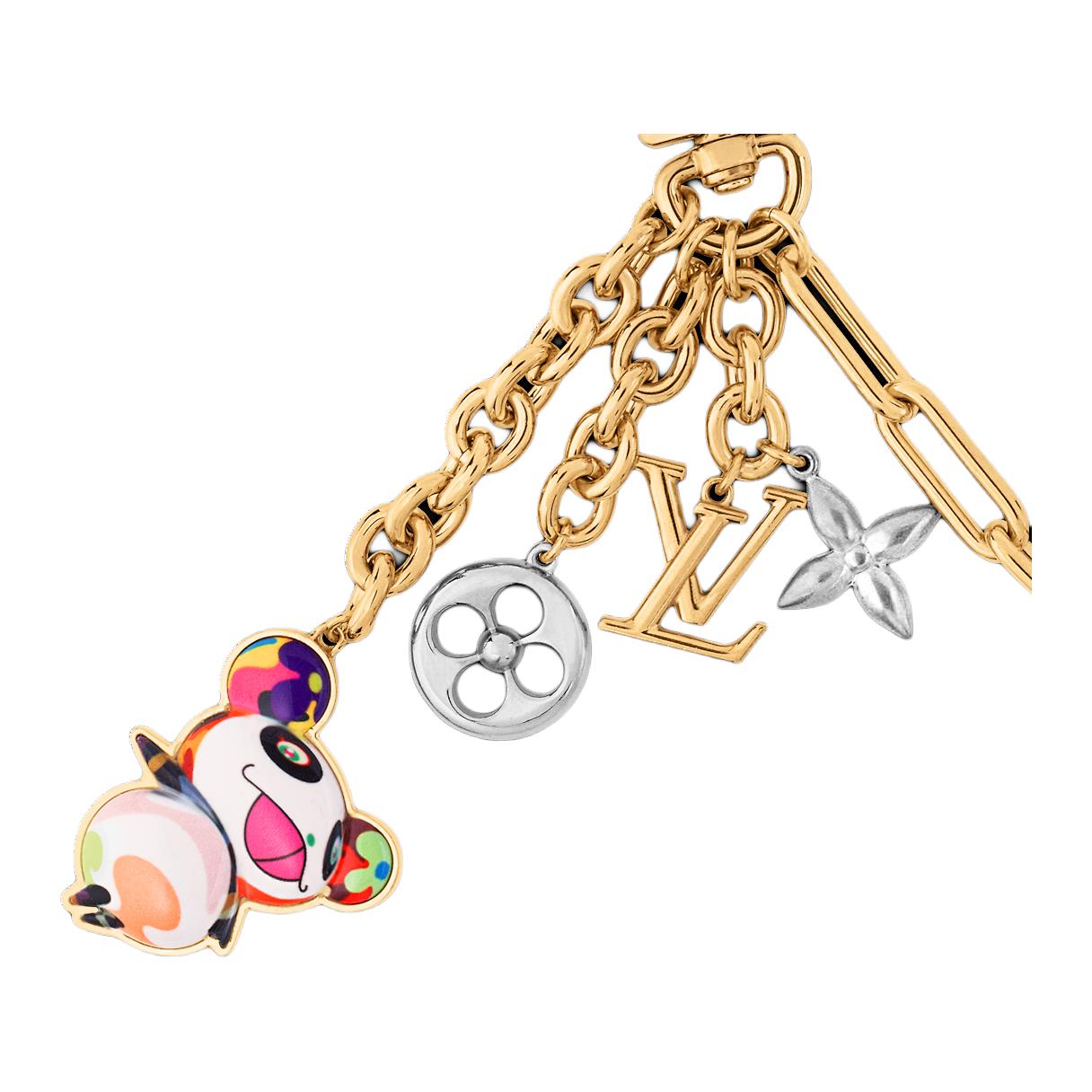 LOUIS VUITTON Takashi Murakami Village Co-Financing Metal Chain Bag Accessory Women's Gold