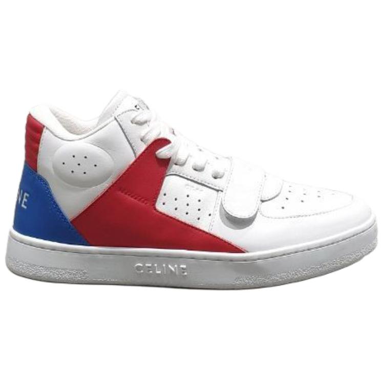 CELINE Ct 02 Mid Top Skateboard Shoes Women's White