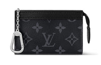 LOUIS VUITTON Key Pouch Voyage Monogram Eclipse