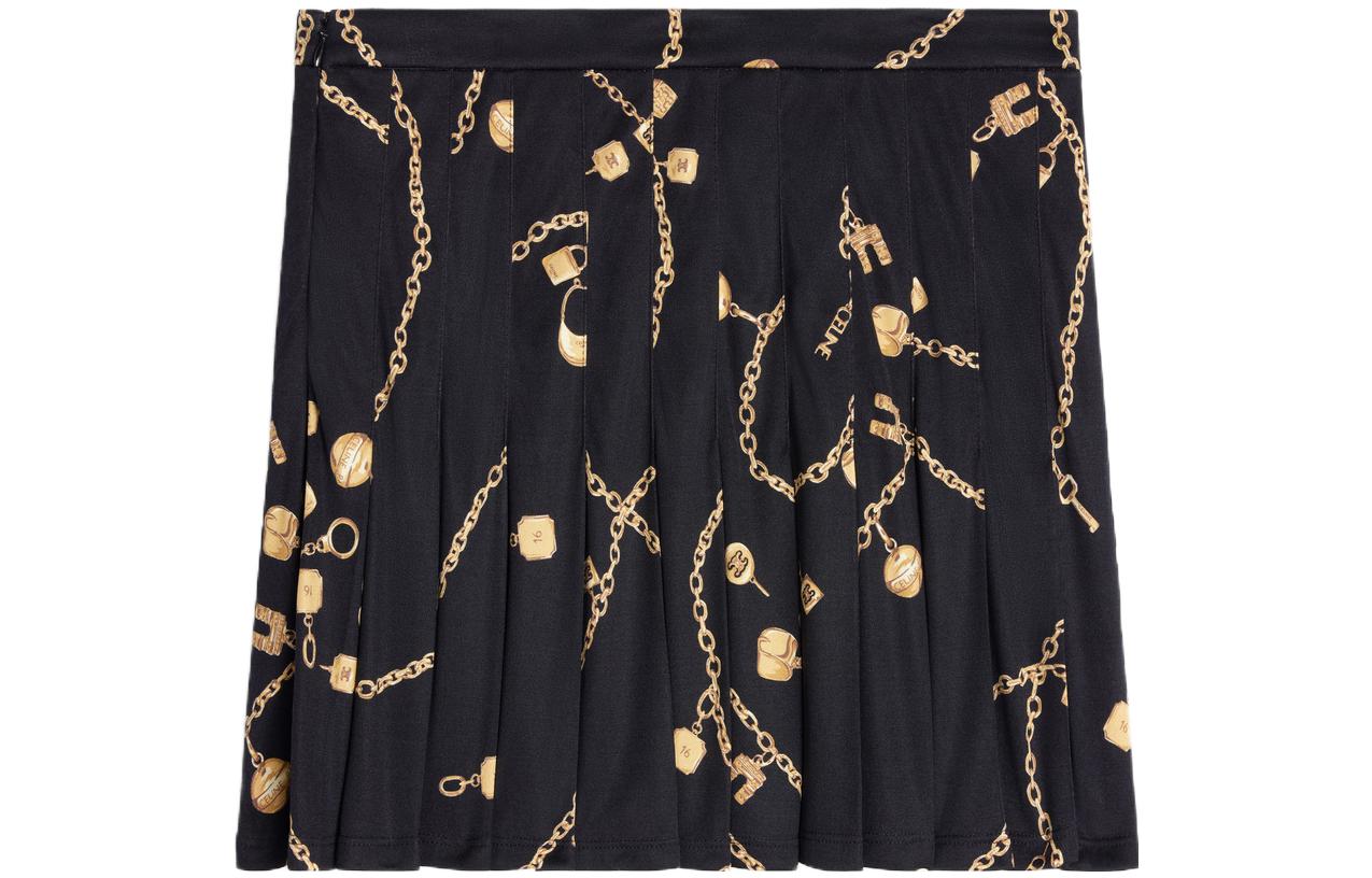 CELINE Casual Short Skirts Women's Black