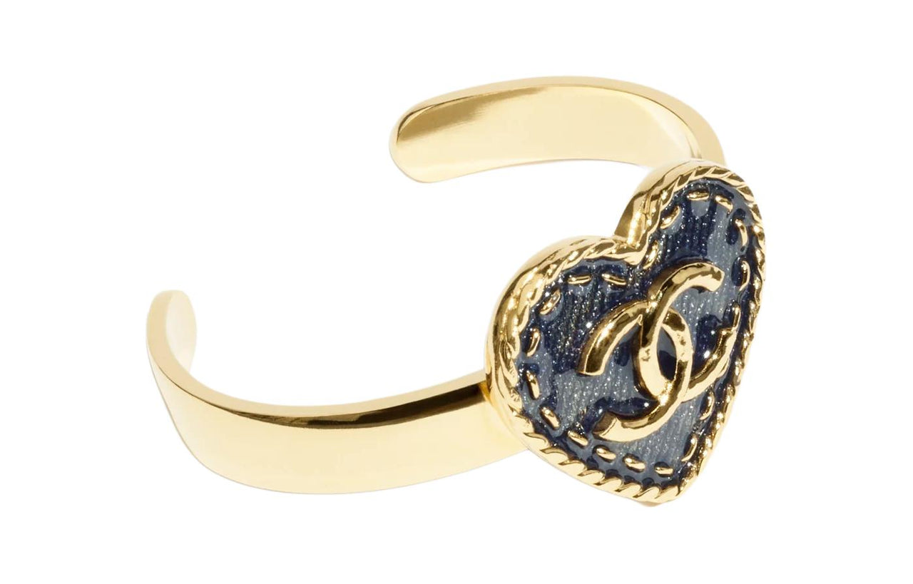 CHANEL - Bangles Unisex Gold/Blue