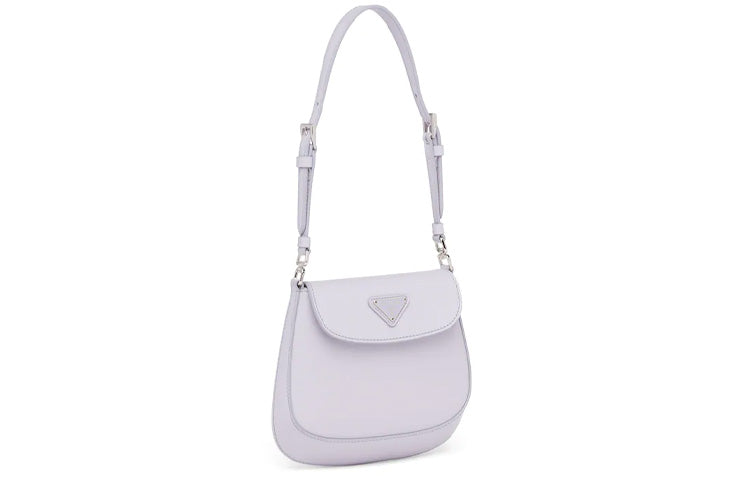 PRADA Cleo Leather Crossbody Bag Mini Women's Wisteria Purple Color
