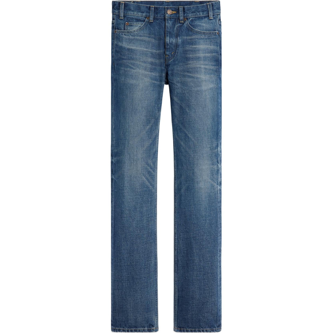 CELINE Françoise Jeans In Dark Union Wash Denim