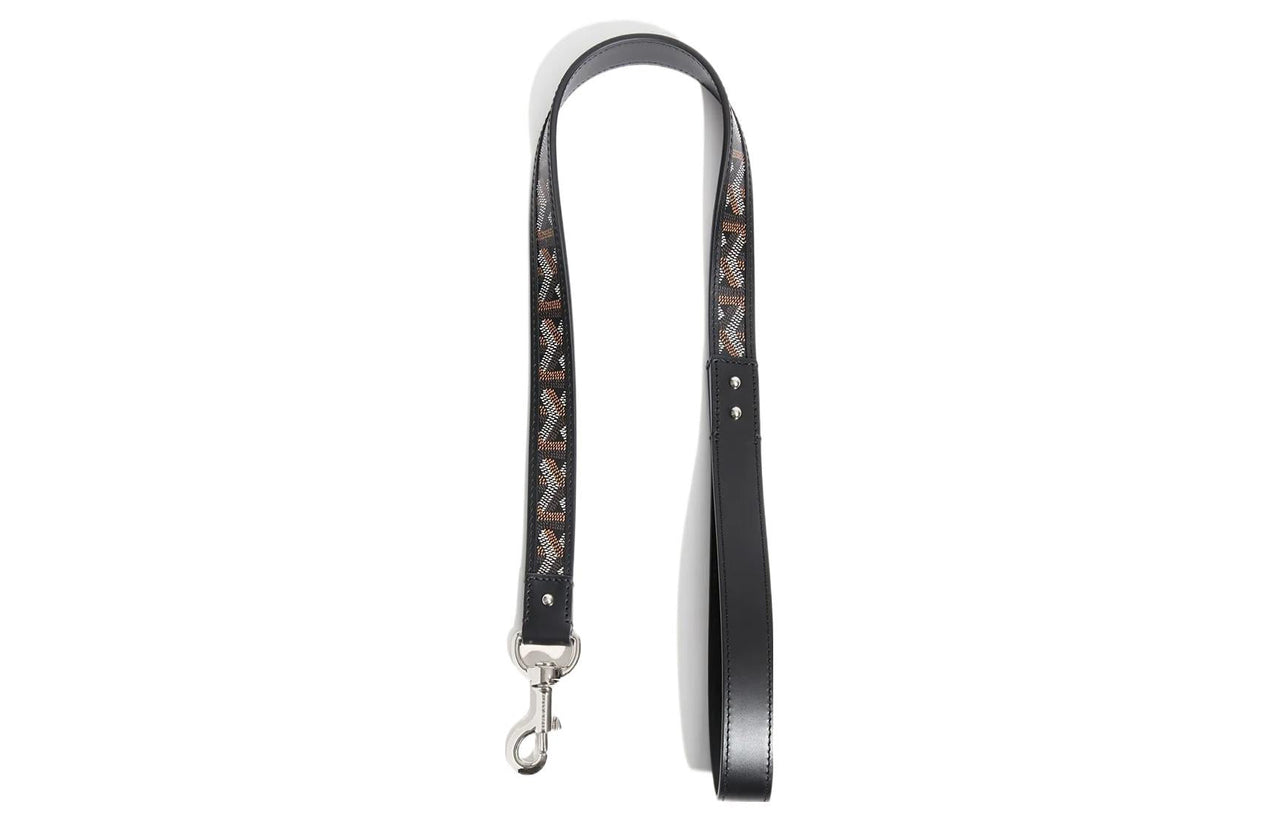 GOYARD Goyardine Canvas With Vauzelles Calfskin Dog's Teeth Bag Straps Unisex Black