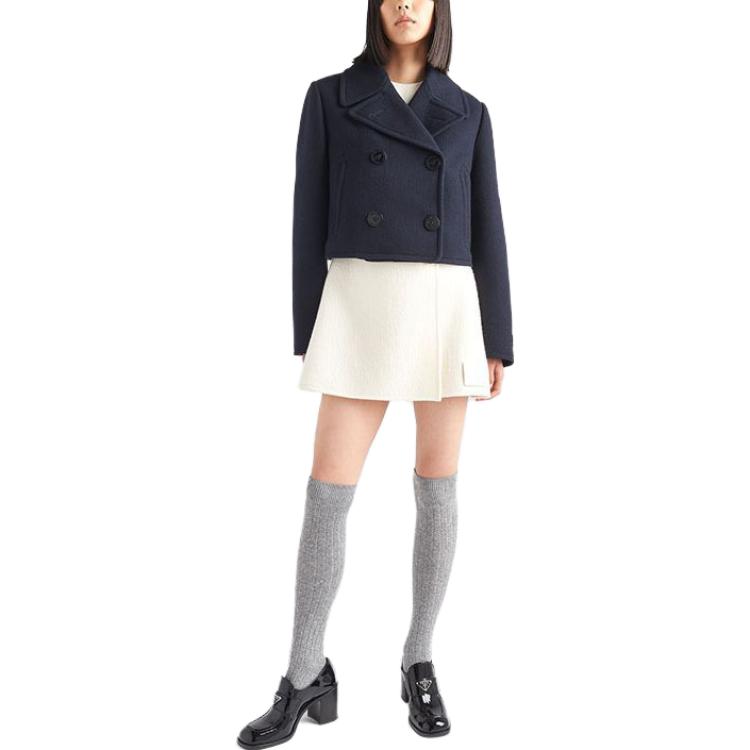 PRADA Coats Women's Blue