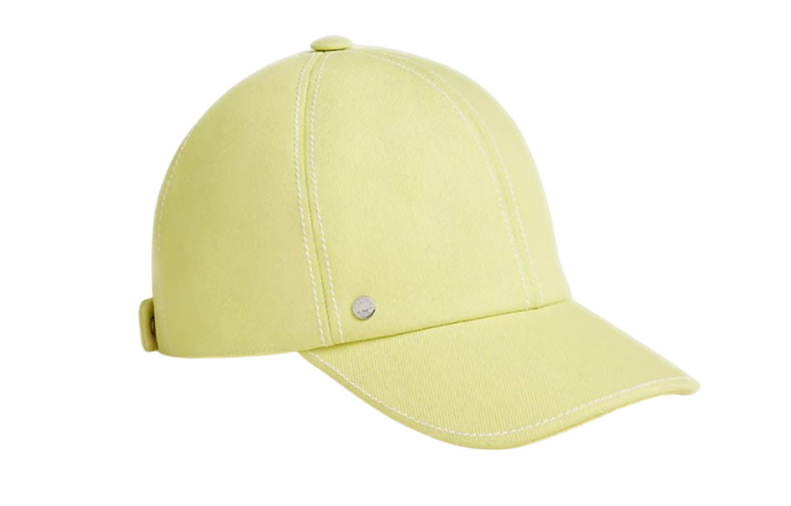 HERMES Baseball Caps Women's Yellow