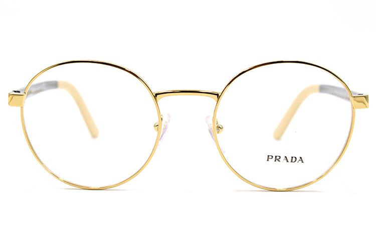 PRADA Eyeglass Frames Unisex Mountain Camellia Gold
