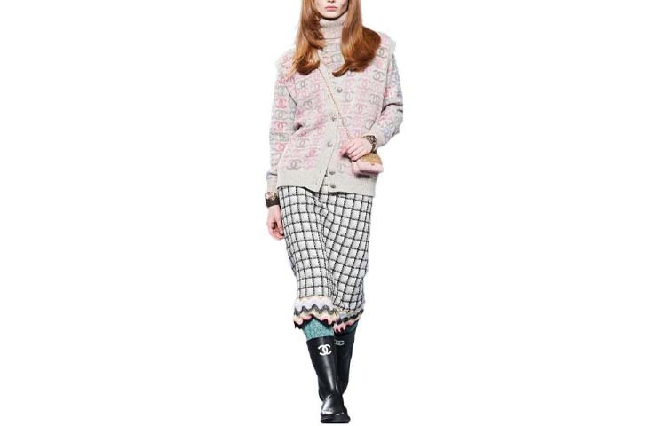CHANEL FW22 Sweater Women's Pink