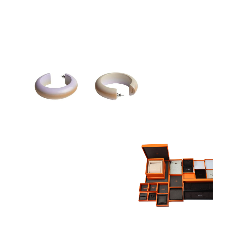 HERMES - Earrings Women's Brown
