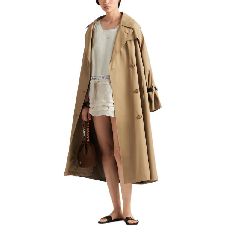 PRADA Coats Women's Khaki