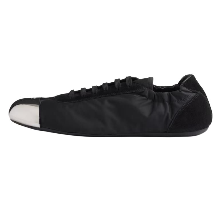 PRADA Collapse Low Top Casual Shoes Women's Black