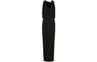 SAINT LAURENT Draped Sleeveless Dress