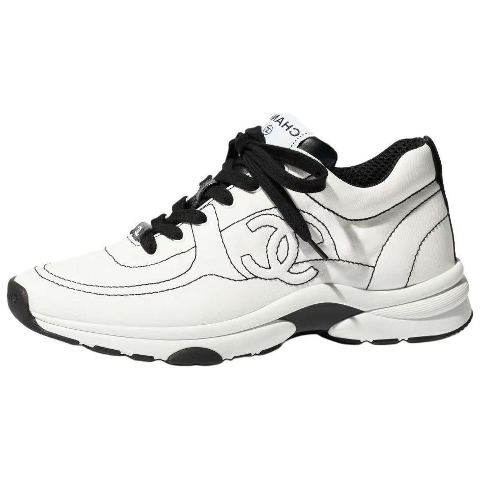 CHANEL Low-Top Casual Shoes Men's White