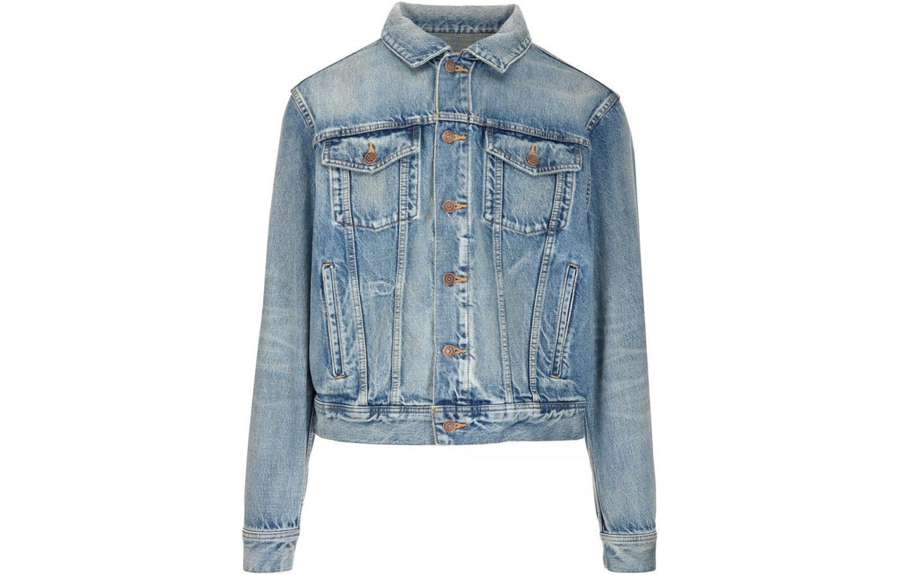 CELINE Denim Jacket Women's Blue