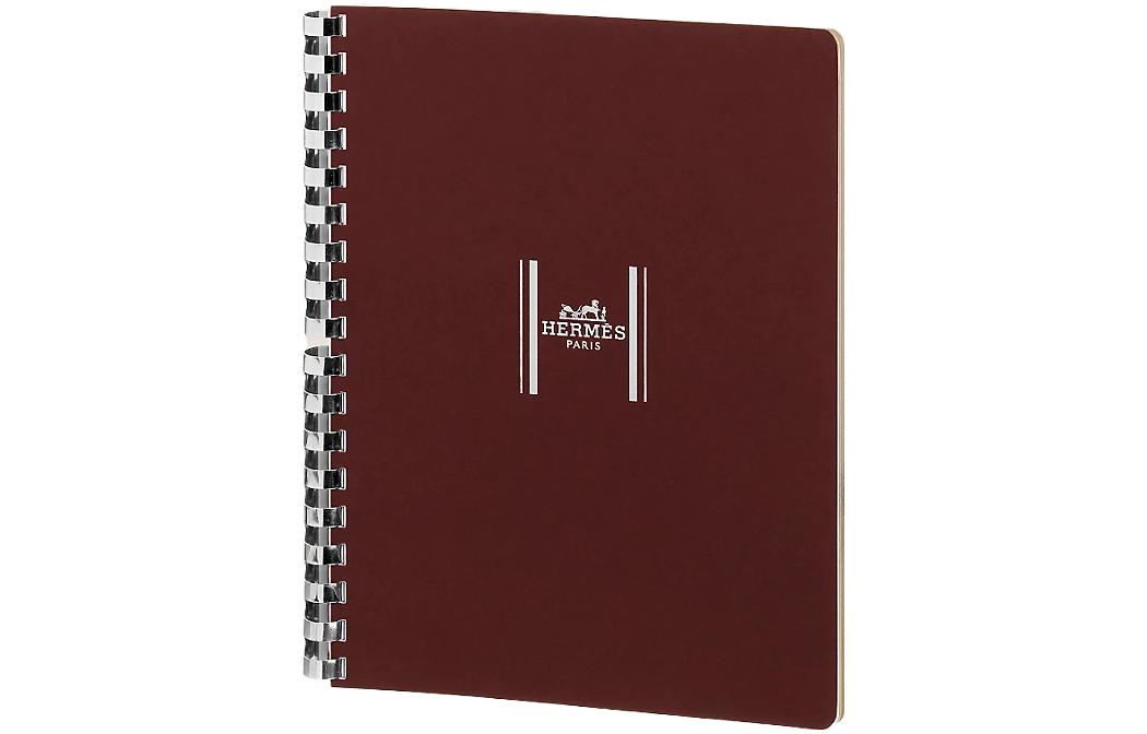 HERMES 51 Pc/Notebook Lined Notebooks Replacement Sheets Brown Laptops