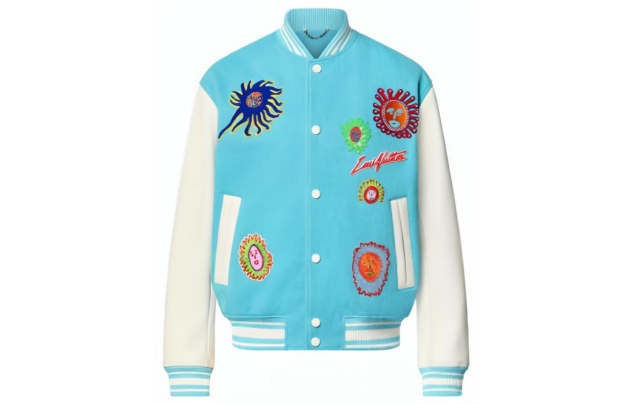 LOUIS VUITTON x Yayoi Kusama Louis Vuitton X Yayoi Kusama SS23 Baseball Jacket Men's Blue