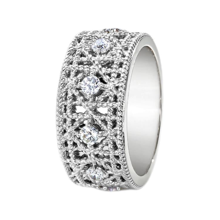 DIOR Diamond 0.60 Ct Rings Unisex White